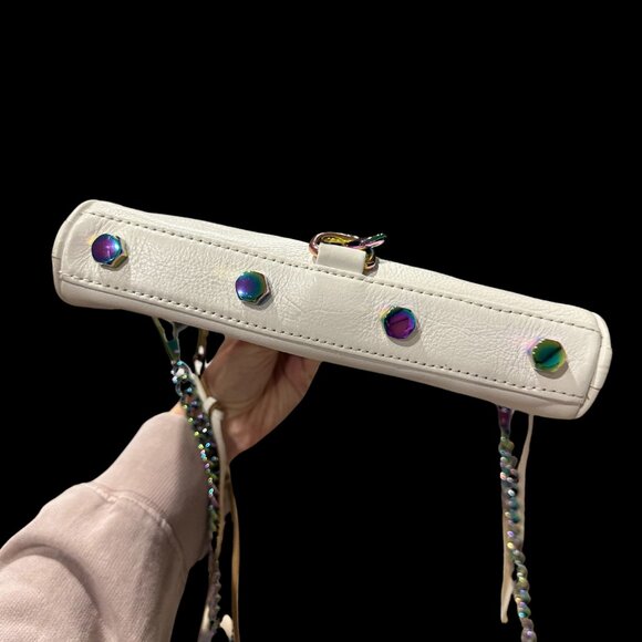 Rebecca Minkoff Women's Mini Mac Cross Body Bag - Bianco - Picture 4 of 13